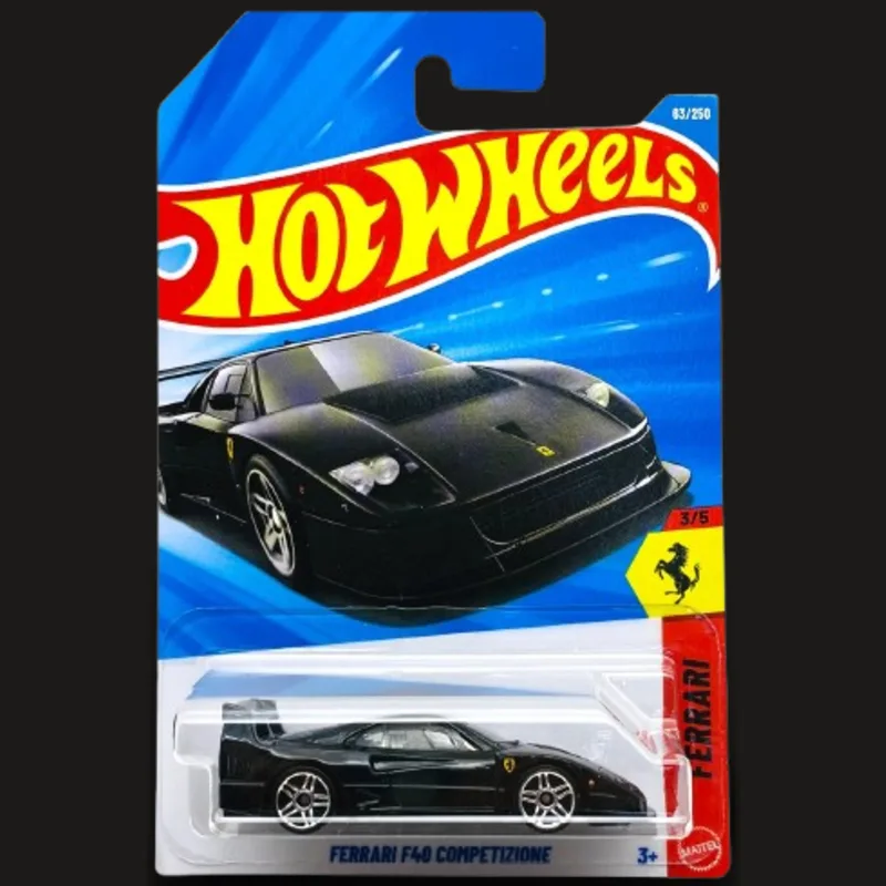 Hot Wheels Ferrari F40 Competizione (đen)
