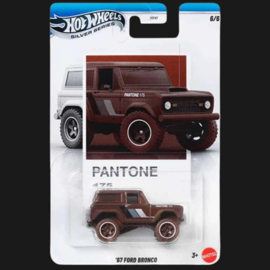 '67 Ford Bronco Silver Series Pantone 175 6/6