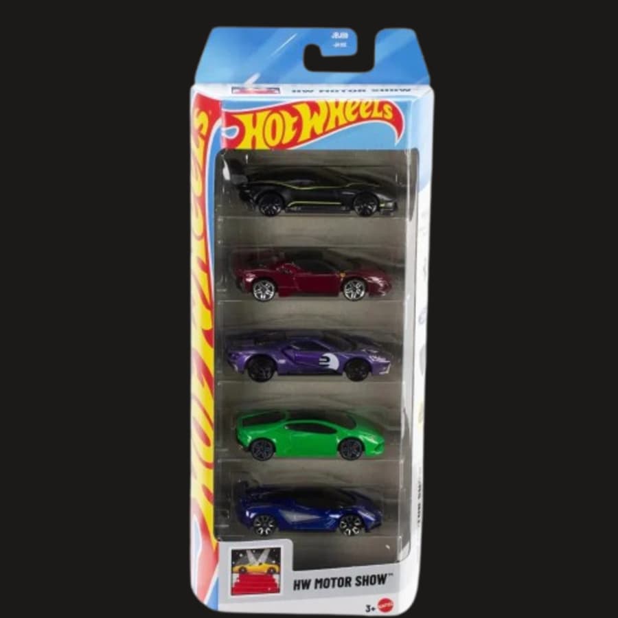 HW Motor Show Pack 5